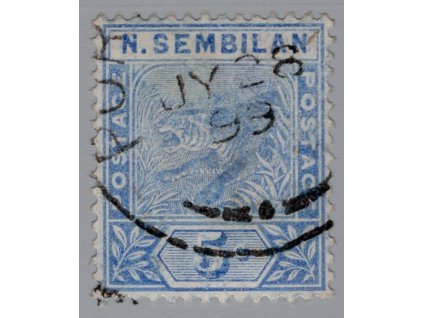 Malajsie - Negeri Sembilan 1891, Mi. 4, O