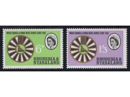 Rhodesie a Ňasko 1963, Mi. 50-1, xx Mládež