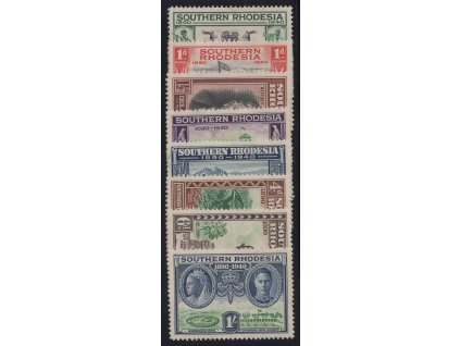 Rhodesie - Jižní 1940, Mi. 55-62, x 1/2d-1sh (dv)