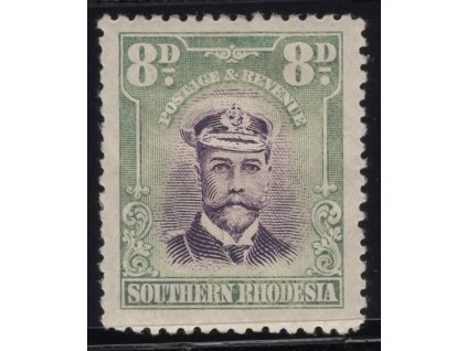 Rhodesie - Jižní 1924, Mi. 8, x 8d (kzy)