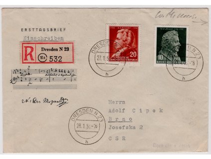 NDR 1956, ⌧︎ FDC 510-11