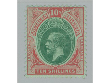 Nigérie - Jižní 1912, Mi. 55, x 10 sh