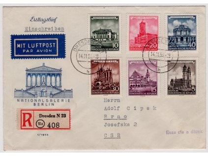 NDR 1955, ⌧︎ FDC 491-6