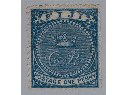 Fidži 1871, Mi. 1, (x) 1d (kzy - sleva!)