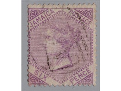 Jamajka 1870, Mi. 12, O 6d