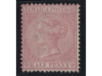 Jamajka 1870, Mi. 7, (x) 0,5d (sleva)