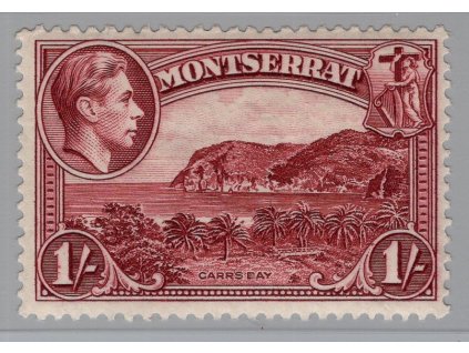 Montserrat 1938, Mi. 100 A, x 1sh