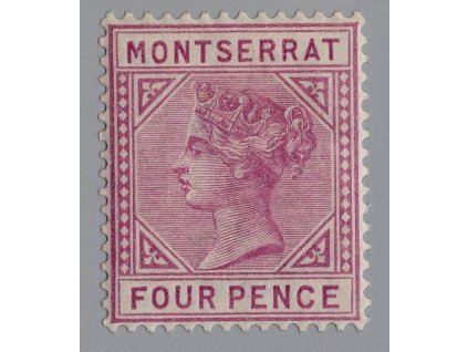 Montserrat 1885, Mi. 10, x 4d