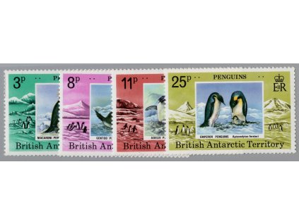 Britské antarktické území 1979, Mi. 74-7, xx Tučňáci