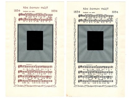 ČSR I 1934, (Pof. A283-4), (x) okraje aršíků KDM?, úzký a široký, pro rekonstrukci