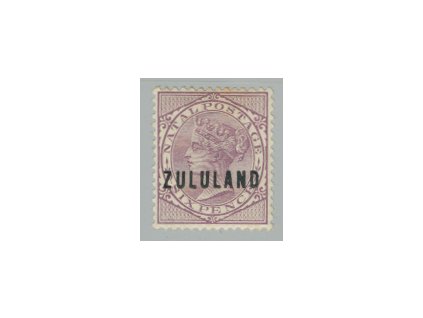 Zululand 1894, Mi. 13, x 6 d přetisk