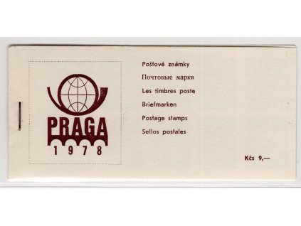 ČSR II 1978, Pof. ZS 12, xx sešitek PRAGA 1978 - hnědý