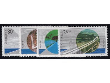 Čína - ČLR 2001, Mi. 3271-4, xx Stavby