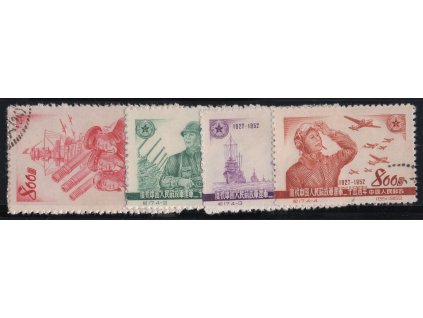 Čína - ČLR 1952, Mi. 184-7, O Armáda