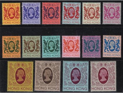 Čína - Hong Kong 1982, Mi. 388-403, xx Alžběta