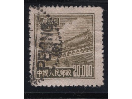 Čína - ČLR 1951, Mi. 101, O 20.000 $ Palác