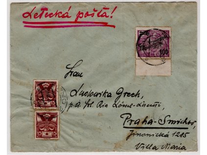 ČSR I Letecké 1926, ⌧︎ (sleva)