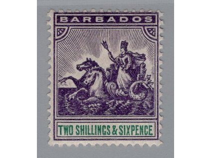Barbados 1905, Mi. 68, x 2,6sh Kolonie
