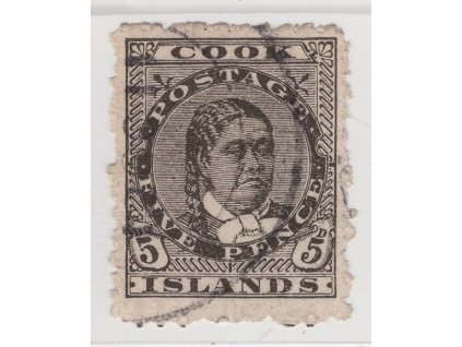 Cookovy ostrovy 1893, Mi. 9C, O 5 d