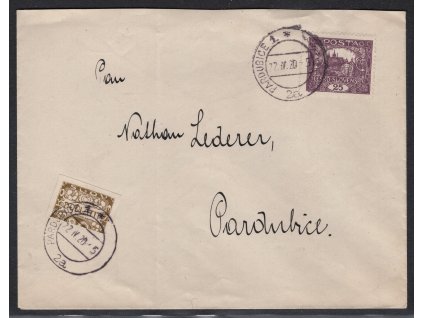 ČSR I Doplatní 1920, ⌧︎ (sleva)