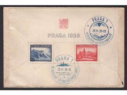ČSR I 1938, ⌧︎ (sleva)