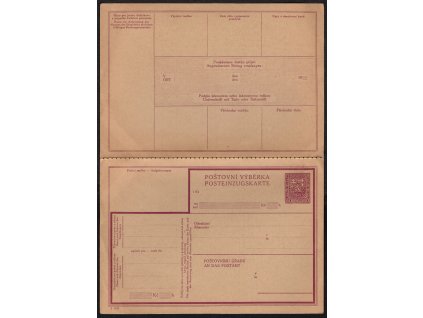 ČSR I Celiny, Pof. CPV12B, CN Poštovní výběrka (sleva)