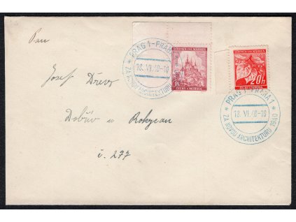 BuM 1940, ⌧︎ správně vyplacený ⌧︎ (1,20 K) s 2x PR 22 s datem v průběhu užívání O