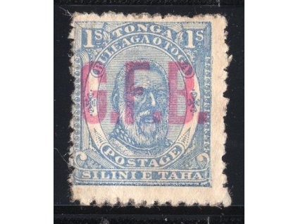 Tonga Služební 1893, Mi. D5, x 1 sh, koncovka