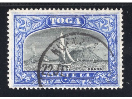 Tonga 1897, Mi. 50, O 2 sh Loď
