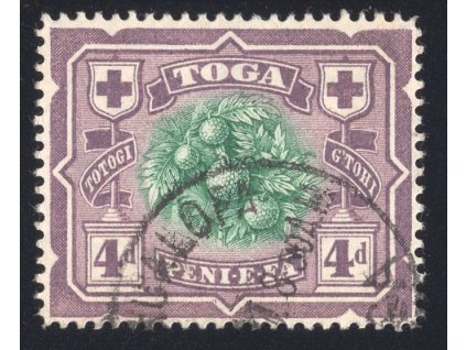 Tonga 1897, Mi. 44, O 4 d Chlebovník