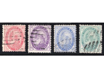 Tonga 1886, Mi. 1-4, O