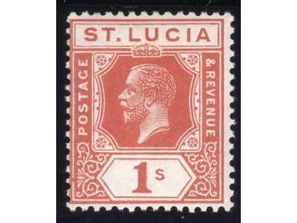 Sv. Lucie 1921, Mi. 77, x 1 sh