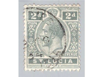 Sv. Lucie 1913, Mi. 60, O 2 d