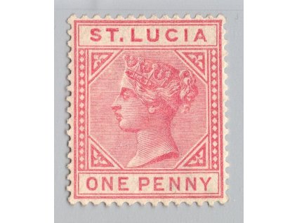 Sv. Lucie 1883, Mi. 19, (x) 1 d