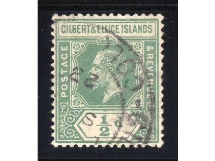 Gilbertovy ostrovy 1912, Mi. 12, O 0,5 d