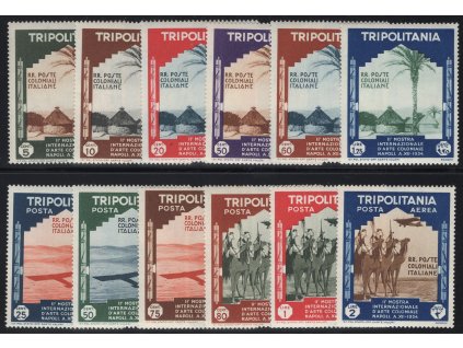 Italský Tripolis 1934, Mi. 223-34, xx Koloniální výstava