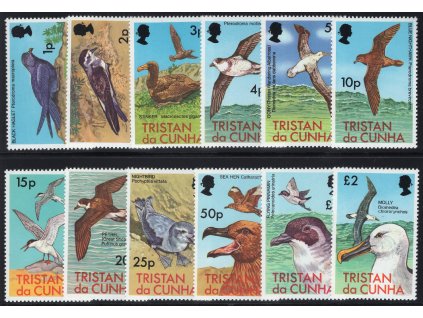 Tristan da Cunha 1977, Mi. 222-33, xx Ptáci