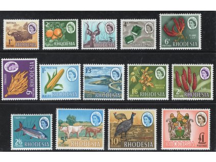 Rhodesie 1966, Mi. 24-37, xx Příroda I.