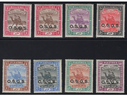 Sudán Služební 1902/12, Mi. D 3-10, x