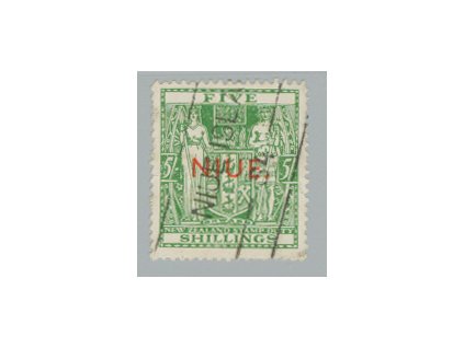 Niue 1942, Mi. S 16, O 5 sh