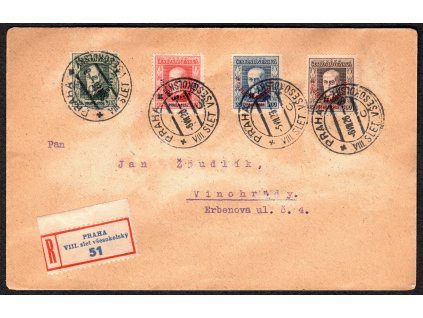 ČSR I 1926, ⌧︎ R-Praha VIII. slet všesokolský