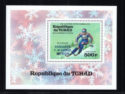 Čad 1976, Mi. Bl. 63 (735), xx aršík Zimní olympijské hry