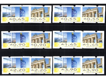 Německo - Spolková republika 2008, Mi. AT 6-7, xx automatové, nominál 18,9 E