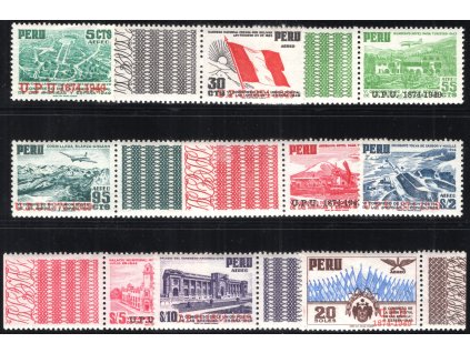 Peru 1951, Mi. 483-91, xx UPU