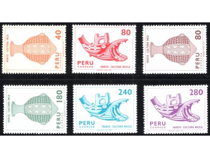 Peru 1982, Mi. 1220-5, xx Stará kultura