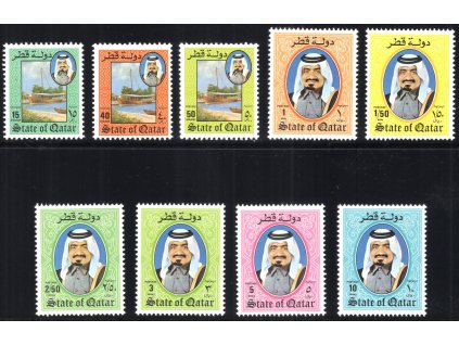 Katar 1984, Mi. 858-66, xx Šejk