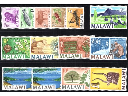 Malawi 1964, Mi. 1-14, x Příroda