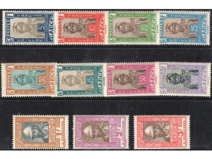 Gabon Doplatní 1930, Mi. P12-22, xx