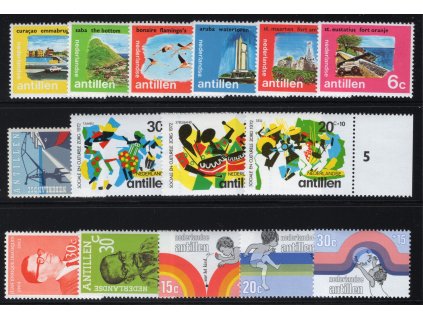 Nizozemské Antily 1972, Mi. 239-53, xx Ročník 1972