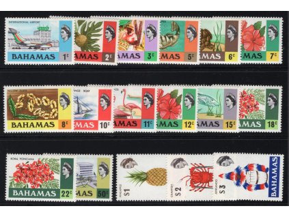Bahamy 1971, Mi. 318-35, xx výplatní, bez č. 321